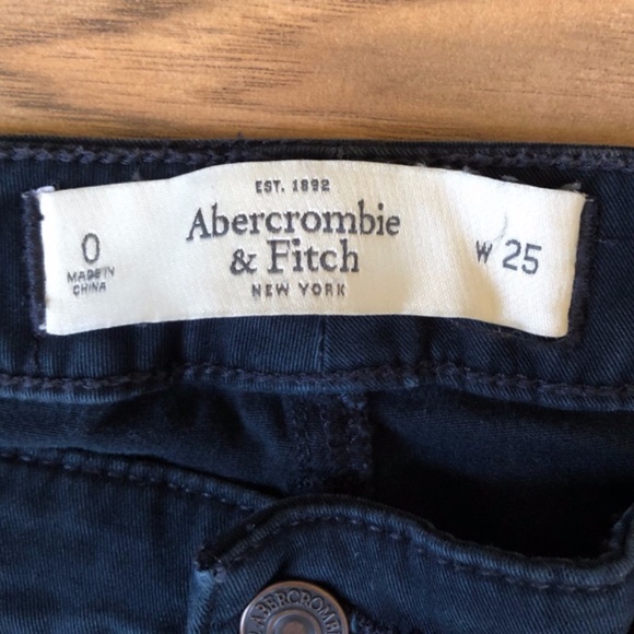Abercrombie Soft Navy Jeans 25 - Picture 9 of 12